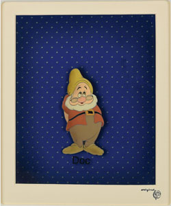 Lot #1145 Doc production cel from Snow White and the Seven Dwarfs - Image 2