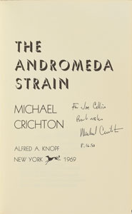 Lot #623 Michael Crichton - Image 1