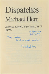 Lot #631 Michael Herr - Image 1