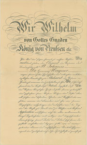 Lot #238  King Wilhelm II - Image 1