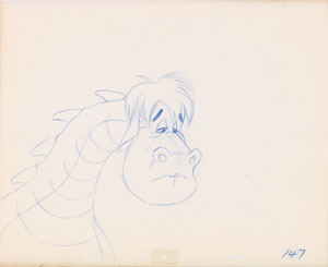 Lot #1226 Elliott the dragon production drawing from Pete's Dragon - Image 1