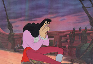 Lot #1196 Captain Hook production cel from Peter