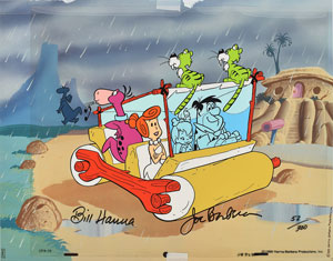 Lot #1278 The Flintstones limited edition cel - Image 1