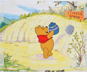Lot #1239  Winnie the Pooh production cel - Image 1