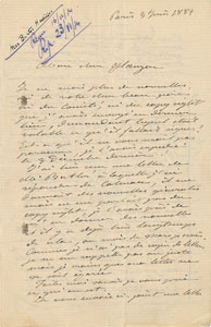 Lot #494 Frederic-Auguste Bartholdi - Image 1