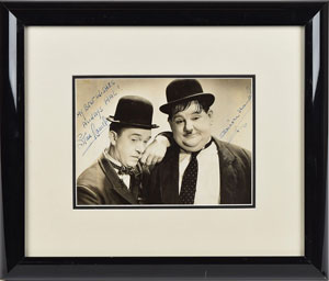 Lot #851  Laurel and Hardy