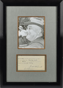Lot #137 Franklin D. Roosevelt - Image 1