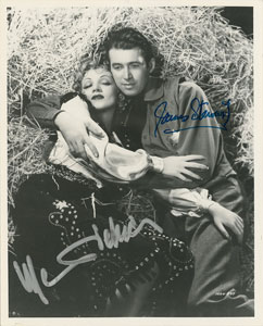 Lot #971 James Stewart and Marlene Dietrich - Image 1