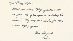 Lot #487 Alan Shepard - Image 1