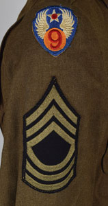 Lot #332  World War II Jacket: Manly S. Blackman - Image 2