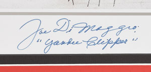 Lot #996 Joe DiMaggio - Image 2