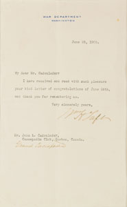 Lot #346 William H. Taft - Image 2