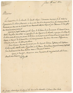 Lot #402 Marquis de Lafayette Archive of (18) Items - Image 22