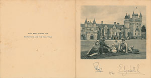 Lot #280  Queen Elizabeth II and Prince Philip - Image 1