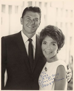 Lot #146 Ronald and Nancy Reagan - Image 1