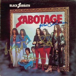 Lot #718  Black Sabbath