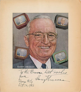 Lot #156 Harry S. Truman - Image 1