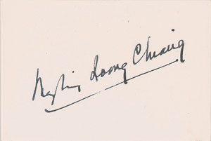 Lot #310 Madame Chiang Kai-shek