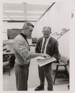 Lot #496 Buzz Aldrin and Gene Cernan - Image 1