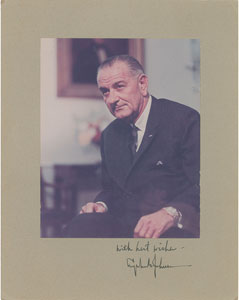 Lot #128 Lyndon B. Johnson - Image 1