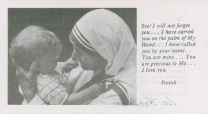 Lot #205  Mother Teresa - Image 2