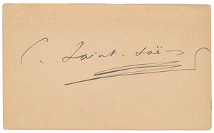 Lot #685 Camille Saint-Saens - Image 1