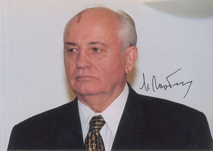 Lot #317 Mikhail Gorbachev - Image 1