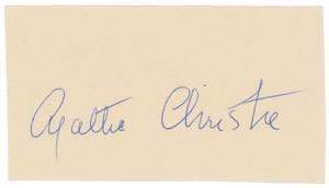 Lot #619 Agatha Christie