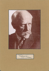 Lot #356 Fridtjof Nansen - Image 1