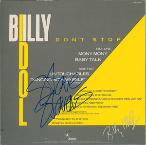 Lot #897 Billy Idol - Image 2