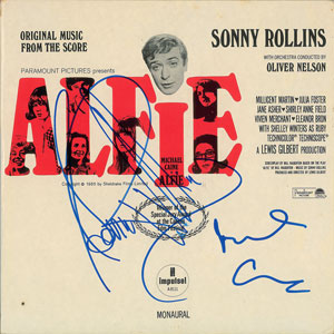 Lot #940 Sonny Rollins and Michael Caine - Image 1