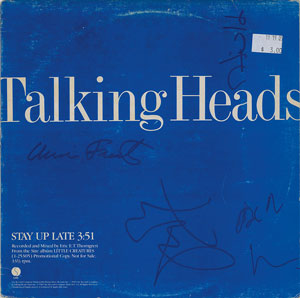 Lot #955  Talking Heads