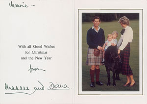 Lot #266  Princess Diana and Prince Charles