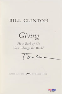 Lot #97 Bill Clinton