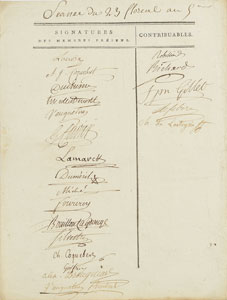 Lot #193 Jean Baptiste de Lamarck and Georges Cuvier - Image 1