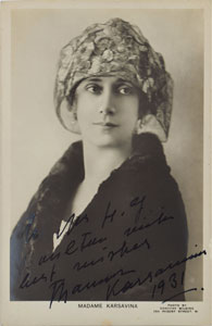 Lot #841 Tamara Karsavina