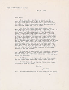 Lot #3012 Harry S. Truman Autograph Letter Signed - Image 3