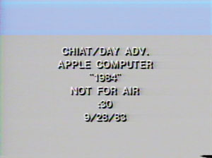 Lot #3032  Apple Computer's '1984' Superbowl Ad Betamax Tape - Image 3
