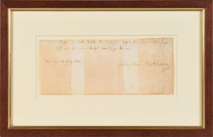 Lot #3051 Ludwig van Beethoven Signed Letter - Image 1