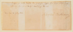Lot #3051 Ludwig van Beethoven Signed Letter - Image 2