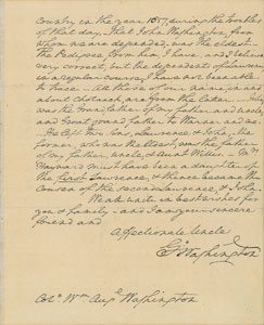 Lot #3003 George Washington Autograph Letter Signed - Image 3