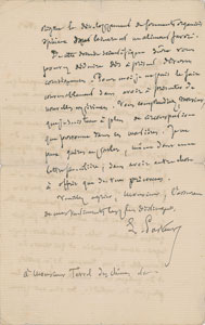 Lot #3016 Louis Pasteur Autograph Letter Signed - Image 2