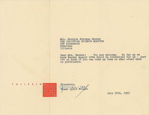 Lot #3047 Frank Lloyd Wright - Image 8