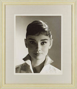 Lot #3040 Audrey Hepburn Oversized Signed Photograph - Image 1