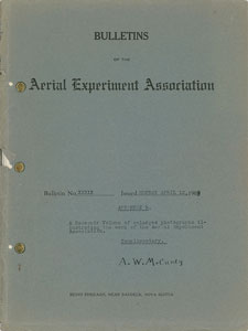 Lot #3018 Alexander Graham Bell and The Aerial Experiment Association Photograph Collection - Image 21