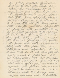 Lot #3009 Franklin Pierce Autograph Letter Signed - Image 3