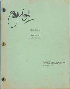 Lot #3043 Jack Lord's Personal Hawaii Five-O Badge, Pilot Script, and Signed Photos - Image 4