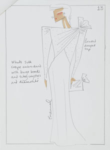 Lot #3050  Princess Diana Dress Fabric Archive - Image 2