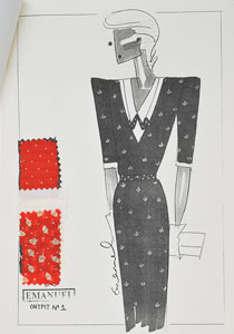 Lot #3050  Princess Diana Dress Fabric Archive - Image 5