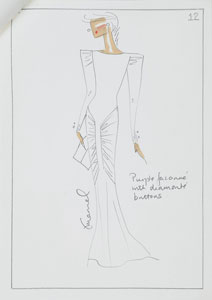 Lot #3050  Princess Diana Dress Fabric Archive - Image 17